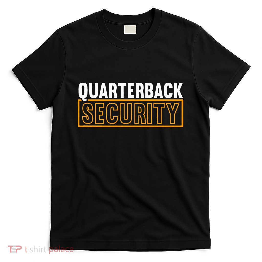 Quarterback Security Football Lineman Line Players T-Shirt