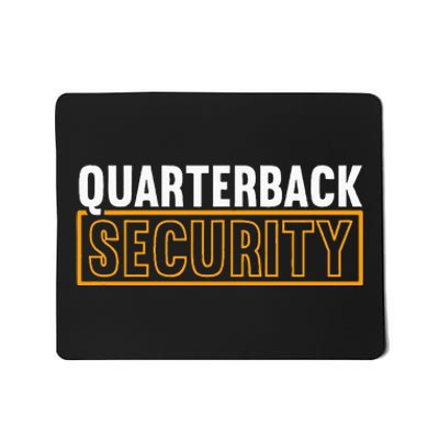 Quarterback Security Football Lineman Line Players Mousepad