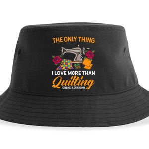 Quilting Sewing Funny Quilting Grandma Quilt Sustainable Bucket Hat