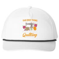 Quilting Sewing Funny Quilting Grandma Quilt Snapback Five-Panel Rope Hat