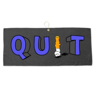 Quit Smoking Gift Idea Cool Gift Large Microfiber Waffle Golf Towel