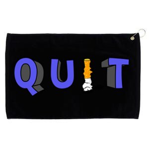 Quit Smoking Gift Idea Cool Gift Grommeted Golf Towel