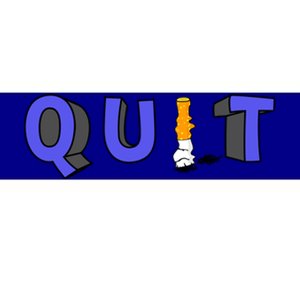 Quit Smoking Gift Idea Cool Gift Bumper Sticker