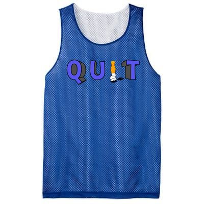 Quit Smoking Gift Idea Cool Gift Mesh Reversible Basketball Jersey Tank