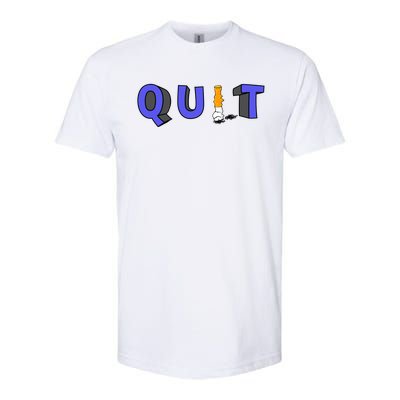 Quit Smoking Gift Idea Cool Gift Softstyle CVC T-Shirt