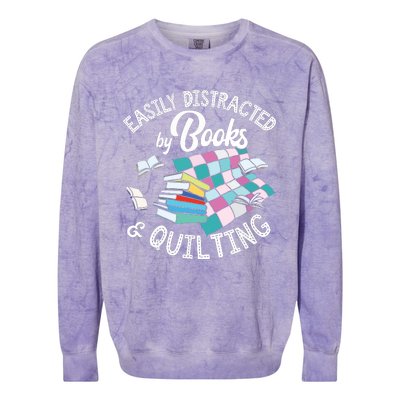 Quilting Shirts Knitting Lover Gift Sewing Tee Book Lover Colorblast Crewneck Sweatshirt