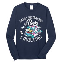 Quilting Shirts Knitting Lover Gift Sewing Tee Book Lover Long Sleeve Shirt