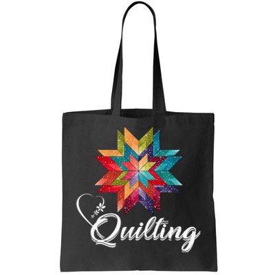 Quiltiing Sewing Love Quilting Quilter Sewer Sewing Tote Bag