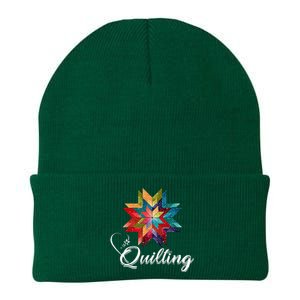 Quiltiing Sewing Love Quilting Quilter Sewer Sewing Knit Cap Winter Beanie