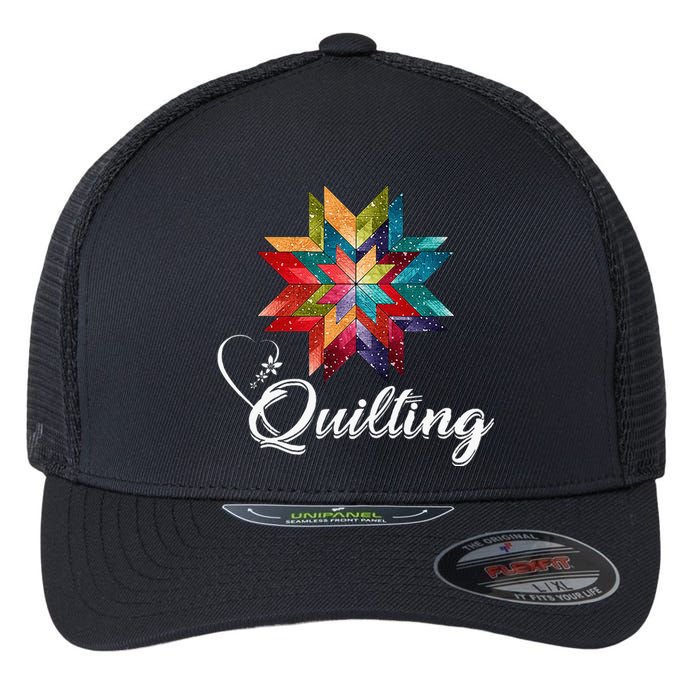 Quiltiing Sewing Love Quilting Quilter Sewer Sewing Flexfit Unipanel Trucker Cap