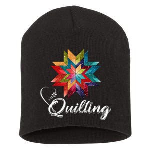 Quiltiing Sewing Love Quilting Quilter Sewer Sewing Short Acrylic Beanie