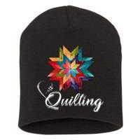 Quiltiing Sewing Love Quilting Quilter Sewer Sewing Short Acrylic Beanie