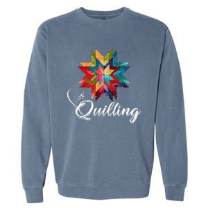 Quiltiing Sewing Love Quilting Quilter Sewer Sewing Garment-Dyed Sweatshirt