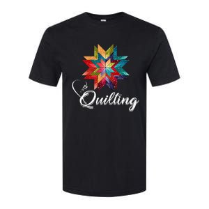 Quiltiing Sewing Love Quilting Quilter Sewer Sewing Softstyle CVC T-Shirt