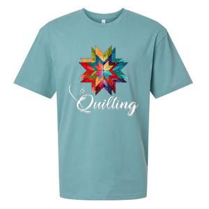 Quiltiing Sewing Love Quilting Quilter Sewer Sewing Sueded Cloud Jersey T-Shirt