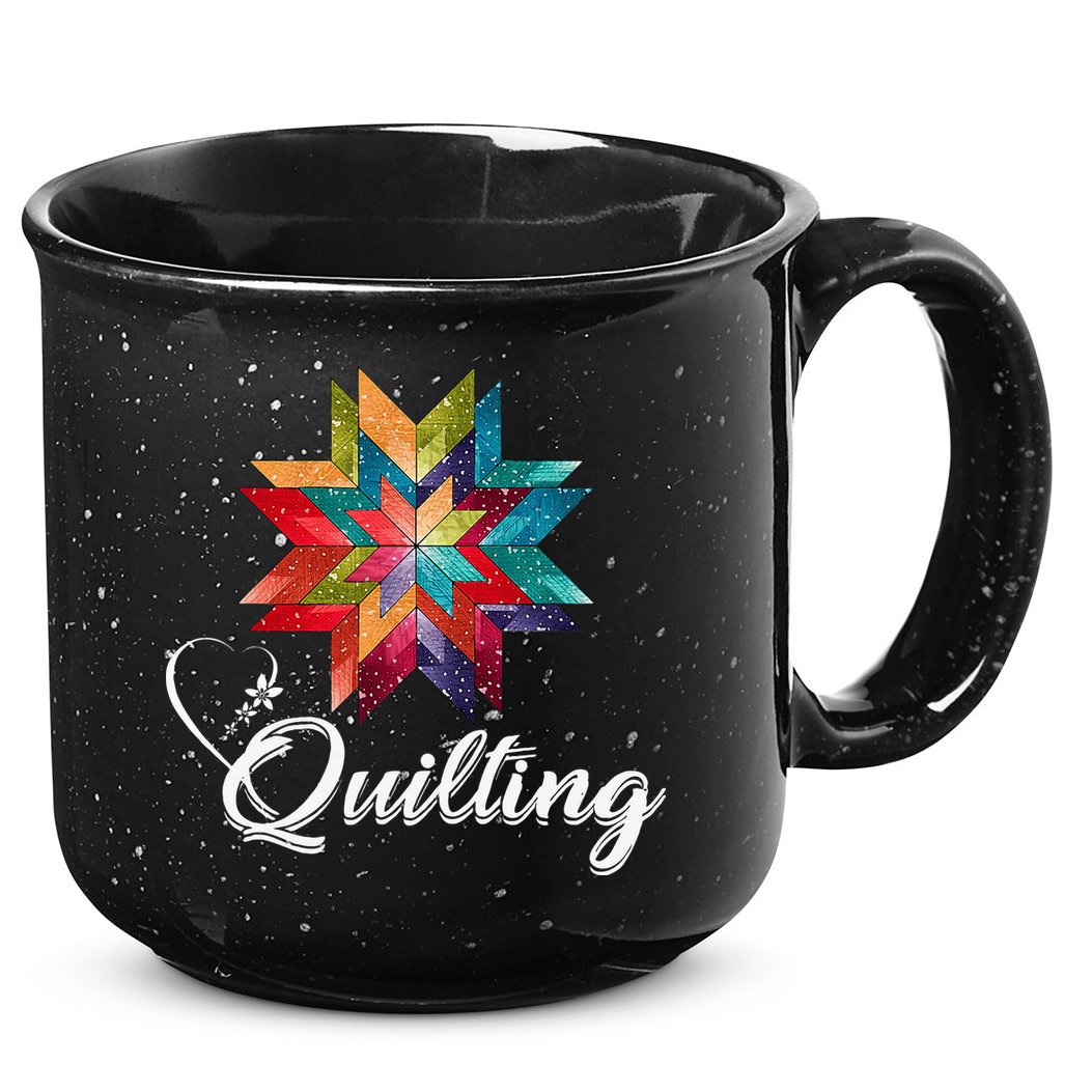 Quiltiing Sewing Love Quilting Quilter Sewer Sewing 15oz Campfire Ceramic Mug