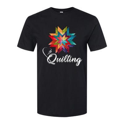 Quiltiing Sewing Love Quilting Quilter Sewer Sewing Softstyle CVC T-Shirt