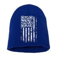 Qr Scan Me President Trump 4547 Short Acrylic Beanie