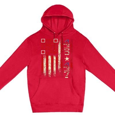 Qr Scan Me President Trump 4547 Trump Dancing Code Premium Pullover Hoodie