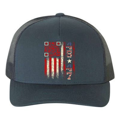 Qr Scan Me President Trump 4547 Trump Dancing Code Yupoong Adult 5-Panel Trucker Hat