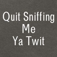 Quit Sniffing Me Ya Twit Funny Biden Meme Sniff Gag Cotton Canvas Backpack