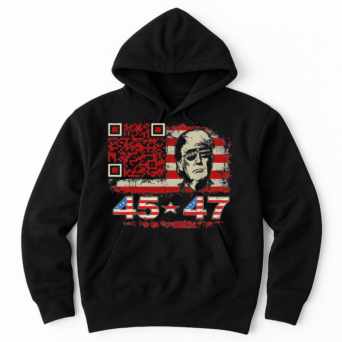 Qr Scan Me President Trump 4547 Hoodie