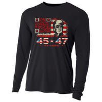 Qr Scan Me President Trump 4547 Cooling Performance Long Sleeve Crew