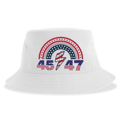 Qr Scan Me President Trump 4547 Trump Dancing Code Sustainable Bucket Hat