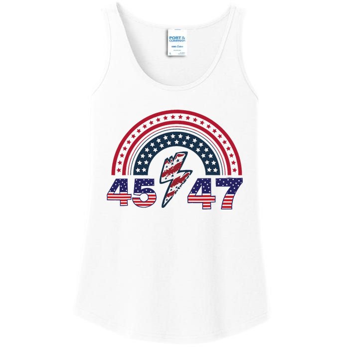 Qr Scan Me President Trump 4547 Trump Dancing Code Ladies Essential Tank