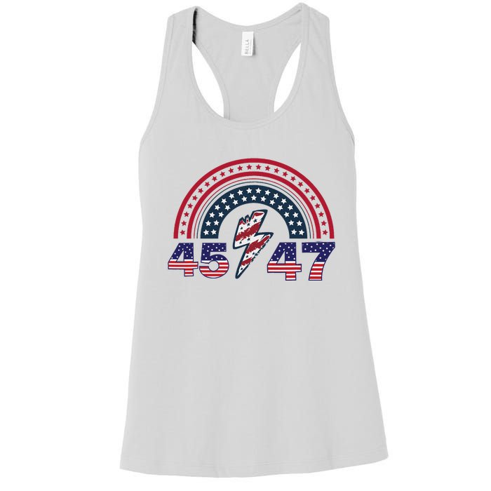 Qr Scan Me President Trump 4547 Trump Dancing Code Women's Racerback Tank