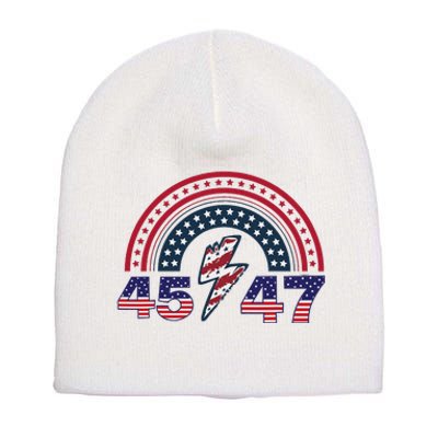 Qr Scan Me President Trump 4547 Trump Dancing Code Short Acrylic Beanie