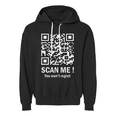 Qr Scan Me President Trump 4547 Trump Dancing Code Garment-Dyed Fleece Hoodie