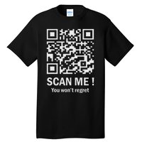 Qr Scan Me President Trump 4547 Trump Dancing Code Tall T-Shirt