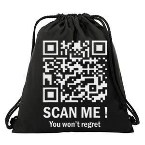 Qr Scan Me President Trump 4547 Trump Dancing Code Drawstring Bag