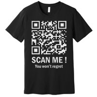 Qr Scan Me President Trump 4547 Trump Dancing Code Premium T-Shirt