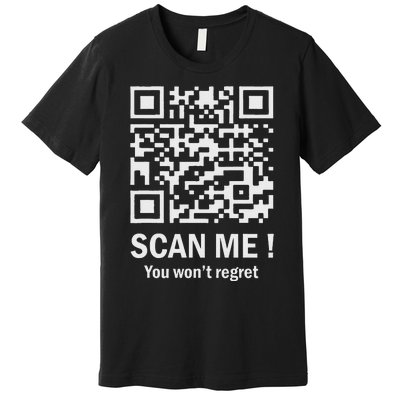 Qr Scan Me President Trump 4547 Trump Dancing Code Premium T-Shirt