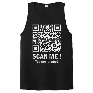 Qr Scan Me President Trump 4547 Trump Dancing Code PosiCharge Competitor Tank