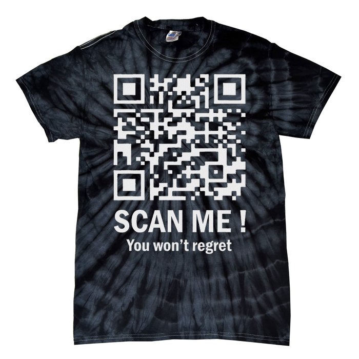 Qr Scan Me President Trump 4547 Trump Dancing Code Tie-Dye T-Shirt