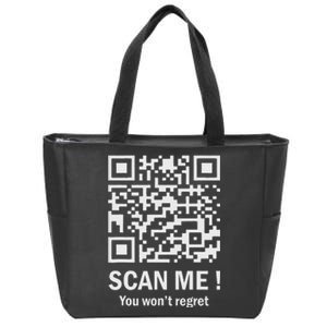 Qr Scan Me President Trump 4547 Trump Dancing Code Zip Tote Bag