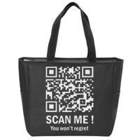 Qr Scan Me President Trump 4547 Trump Dancing Code Zip Tote Bag