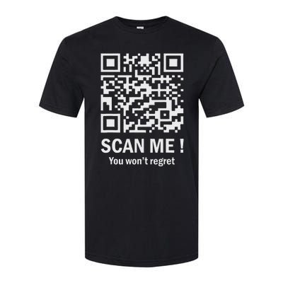 Qr Scan Me President Trump 4547 Trump Dancing Code Softstyle CVC T-Shirt