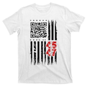 Qr Scan Me President 4547 Trump Dancing Code Apparel T-Shirt