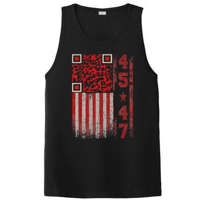 Qr Scan Me President Trump 4547 PosiCharge Competitor Tank