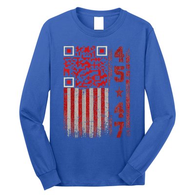 Qr Scan Me President Trump 4547 Long Sleeve Shirt