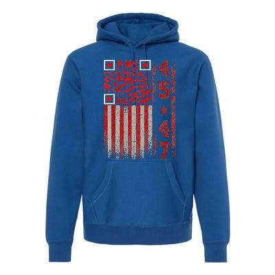 Qr Scan Me President Trump 4547 Premium Hoodie