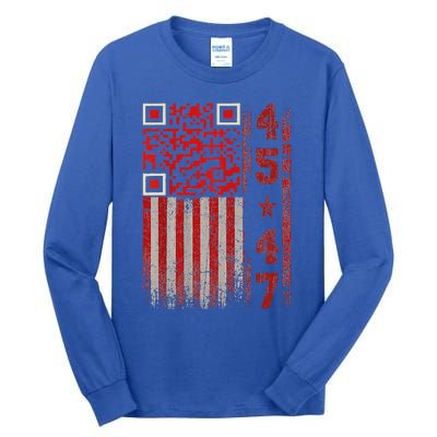 Qr Scan Me President Trump 4547 Tall Long Sleeve T-Shirt