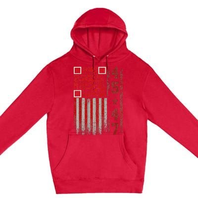 Qr Scan Me President Trump 4547 Premium Pullover Hoodie