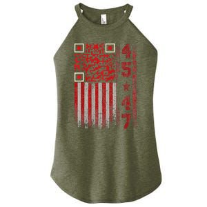 Qr Scan Me President Trump 4547 Women's Perfect Tri Rocker Tank