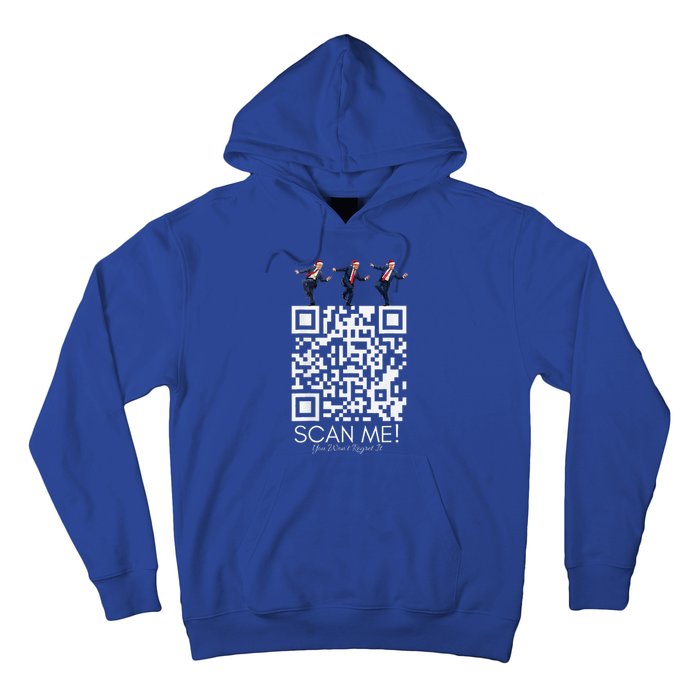 Qr Scan Me President Qr Trump Dancing Hat Hoodie