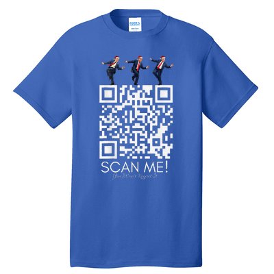 Qr Scan Me President Qr Trump Dancing Hat Tall T-Shirt